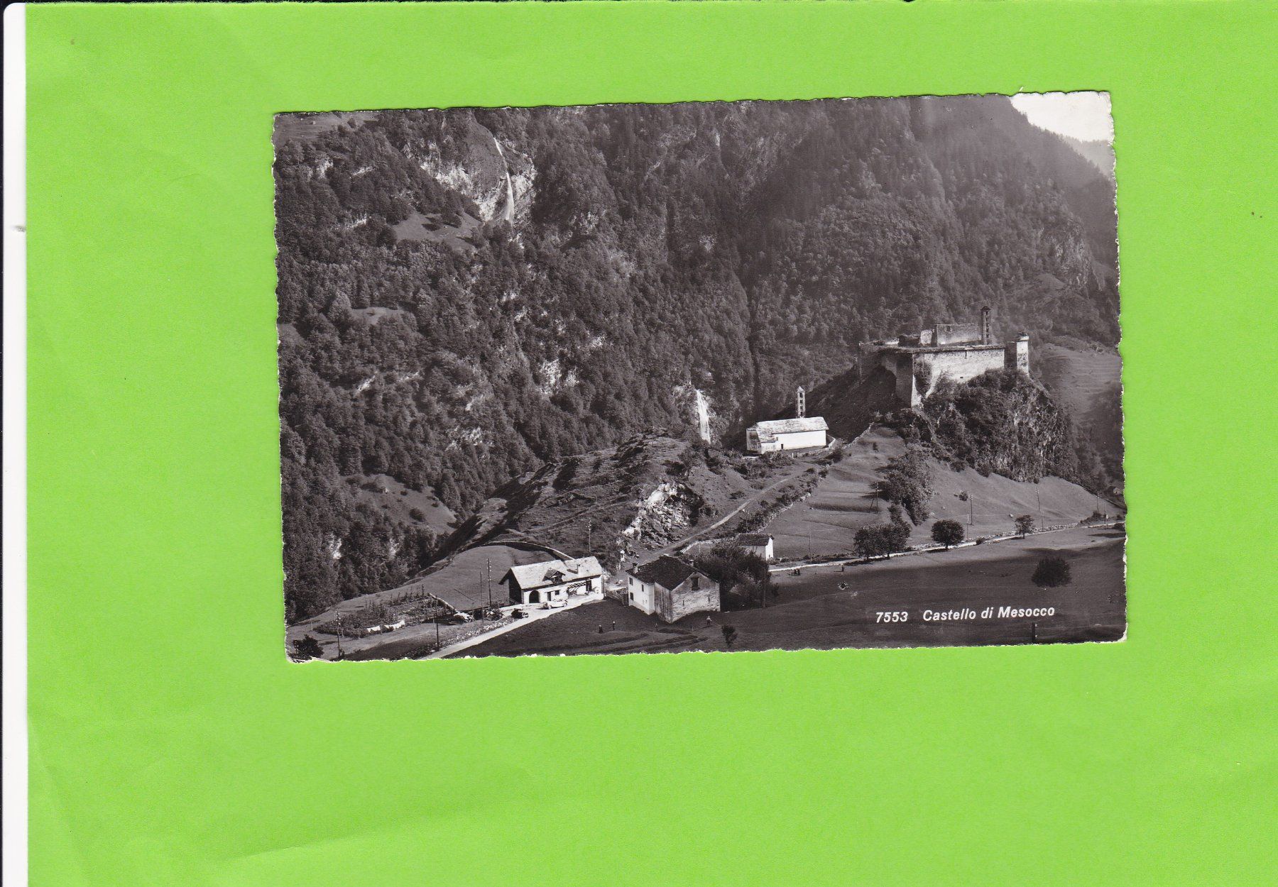 Cartoline postali: Castello di Mesocco – Usato da St. Peterzell venduto da neckertal