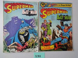 4 Superman 70er Jahre 1x die Spinne