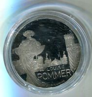 Silbermedaille "Champagne Louise Pommery". PP.