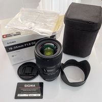 NIKON-F SIGMA DX 18-35mm 1.8 ARTmit SSC-Card MINT CONDITION