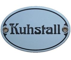 Emailschild - Kuhstall