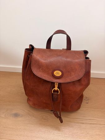 Original Vitage Leder Tagesrucksack "The Bridge"