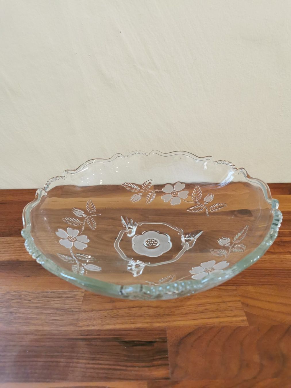 Ciotole: Glas - Schale / Früchteschale / Dekoschale Durchm. 26cm – Usato da Boniswil venduto da Totomat-Lady2 1