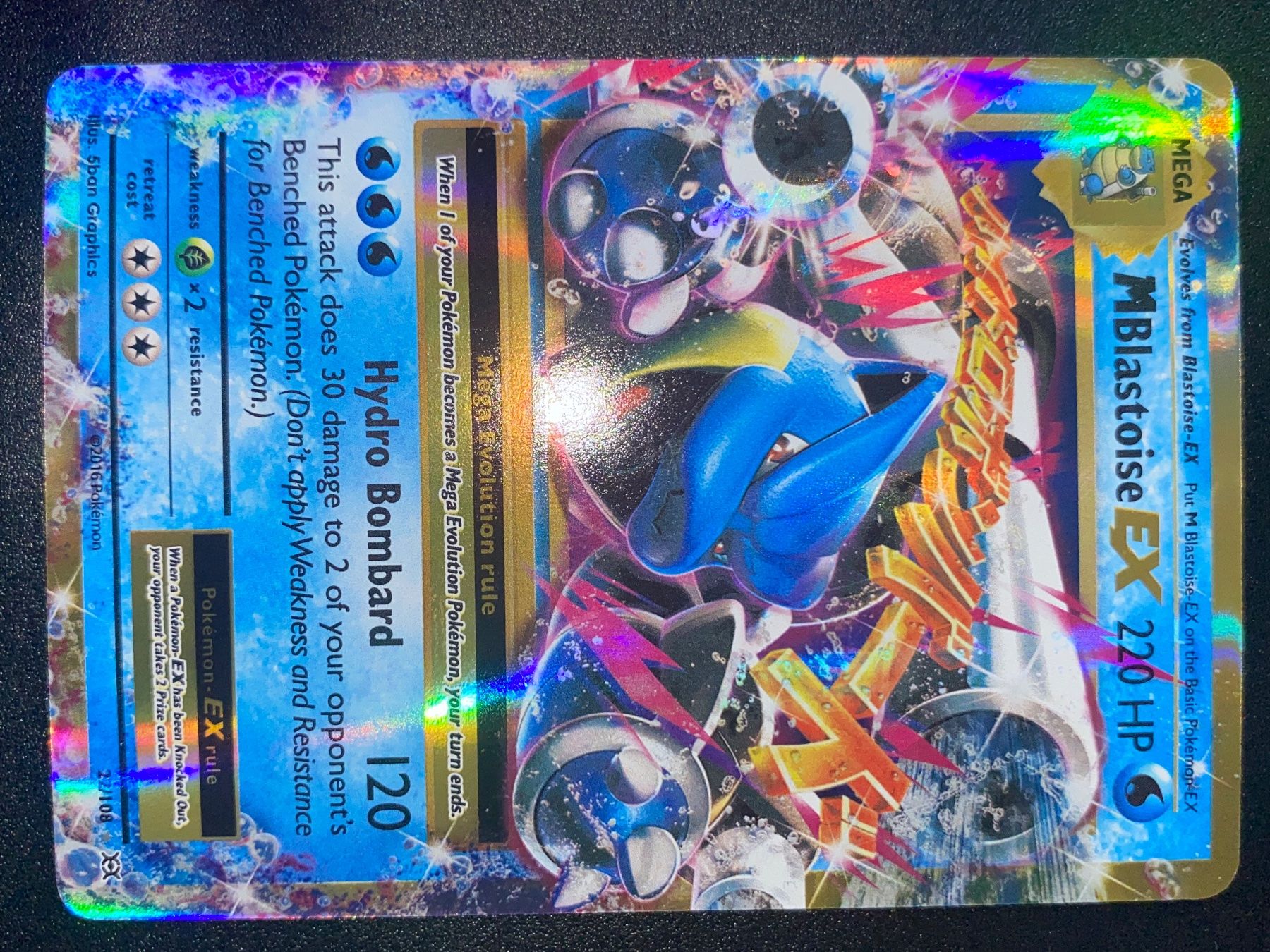Pokémon Carte collezionabili: M Blastoise-EX (22/108) - Evolutions - NM+ - EN – Nuovo (secondo la descrizione) da Yverdon-les-Bains venduto da Prismea 1