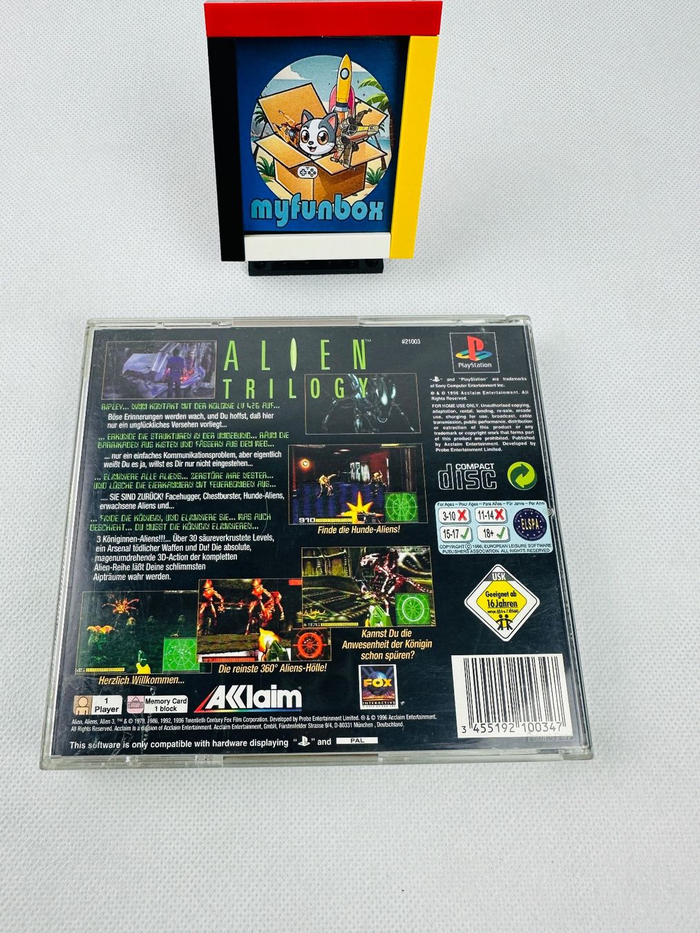Giochi: Playstation 1 PS1 Alien Trilogy CIB deutsch – Usato da Kappel SO venduto da MyFunBox 1