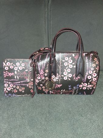 🌸 Emporio Armani Tasche mit Portemonnaie, Blumenmuster 🌸