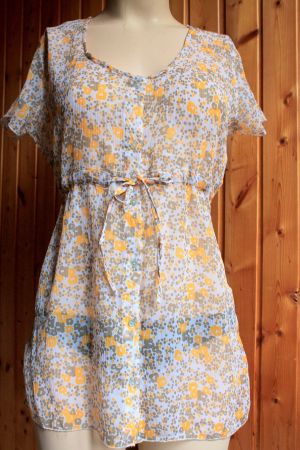 Gina Benotti * transparente BLUSE / Blusentop  38  M  Neu!