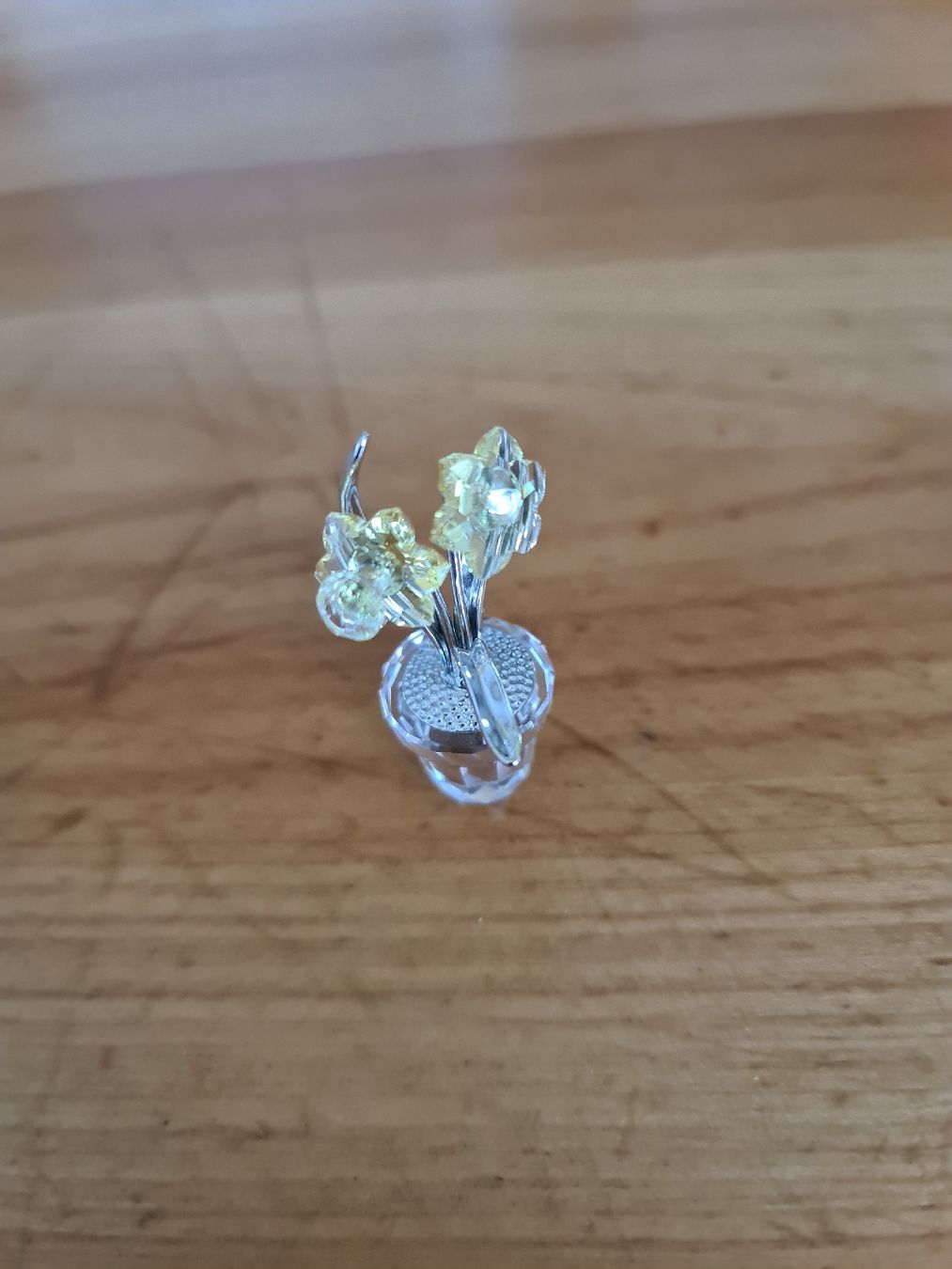 Swarovski Tutte le decorazioni: Swarovski Figur Blume im Topf  – Usato da henau venduto da Rockj