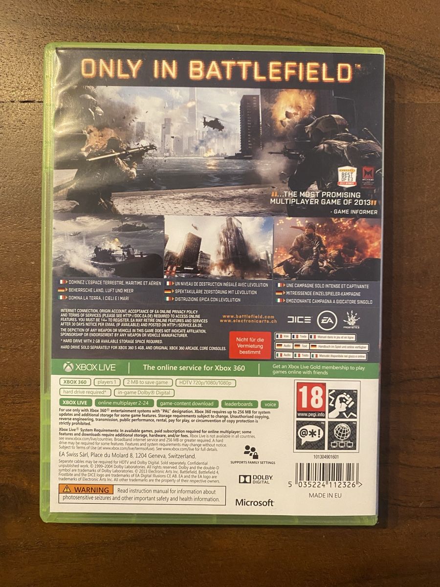 Microsoft Spiele: Battlefield 4 für Xbox 360 – Gebraucht aus Thunstetten von Virus_33 2