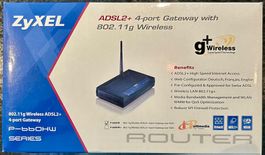 ZyXEL P-660HW-D1 ADSL2+ 4-port Gateway 802.11g Wireless