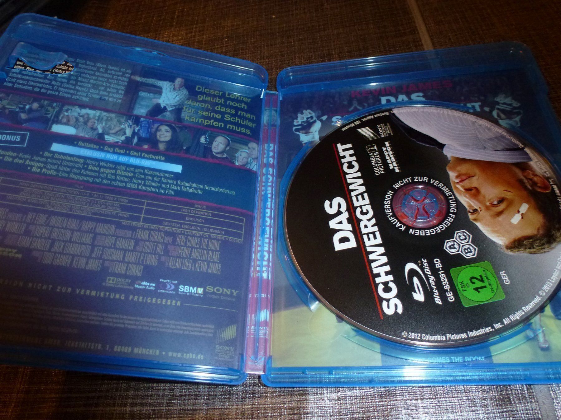 Tutti i DVDs: Das Schwergewicht BLU-RAY – Usato da Olten venduto da Disc-Verkauf 1