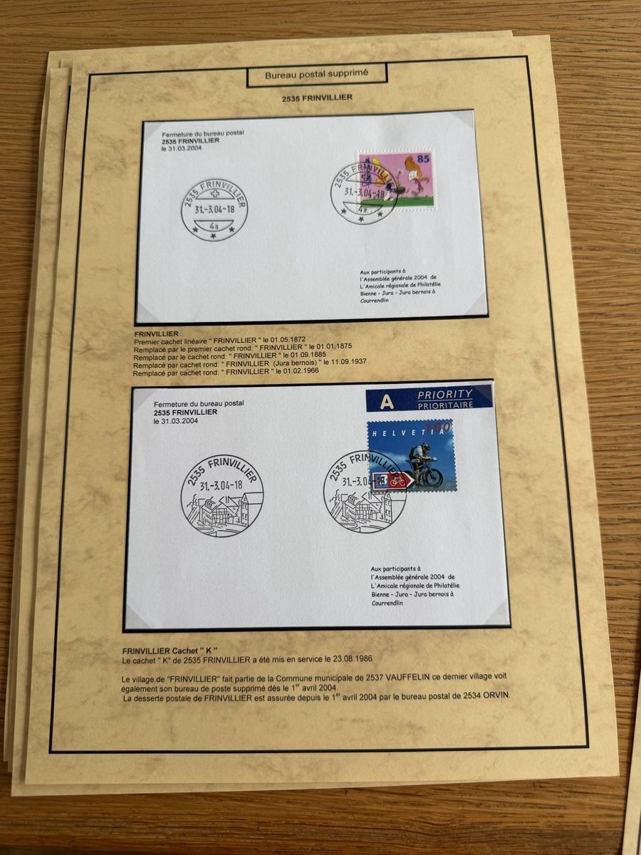 Tutti i francobolli: 13 FDC Sonderbriefe Schweiz – Usato da Murgenthal venduto da Tina_4055 4