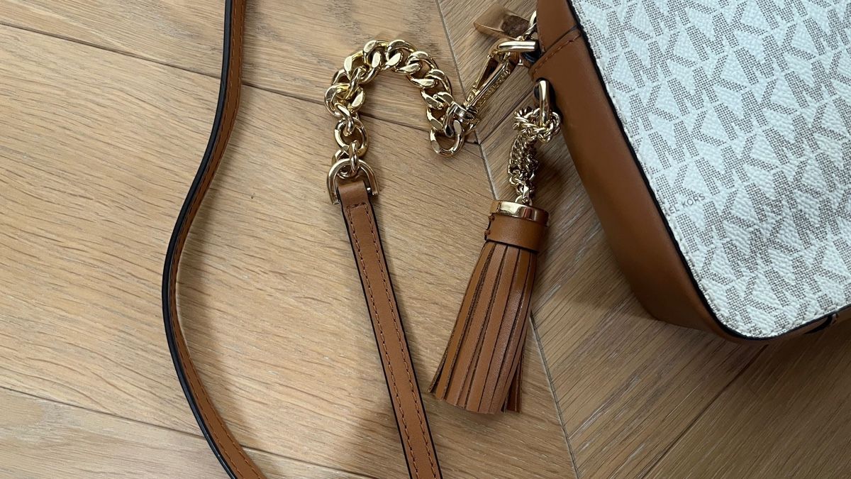Borse da donna: Borsa Michael Kors Logo Monogram Beige/Marrone Nuova – Usato da Boppelsen venduto da aci_fm9b 1