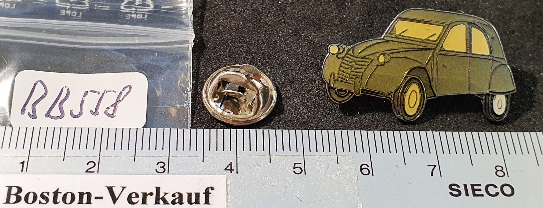 Placchette & Badge: BB558 - Pin Auto Citroen 2CV Döschwo – Usato da Reinach BL venduto da Boston-Verkauf 1