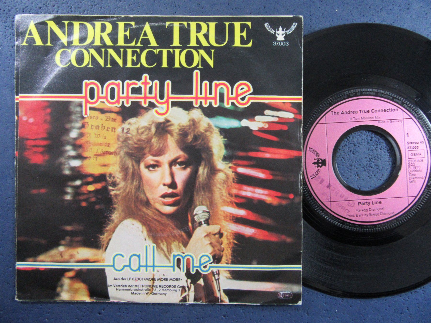 ANDREA TRUE CONNECTION " "PARTY LINE" 45T 7" (Gebraucht) in Ettingen ...