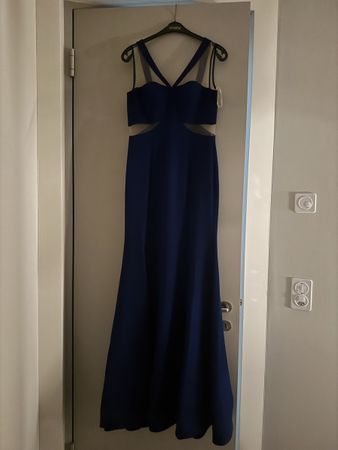 Elegant Blue Evening Gown Dress