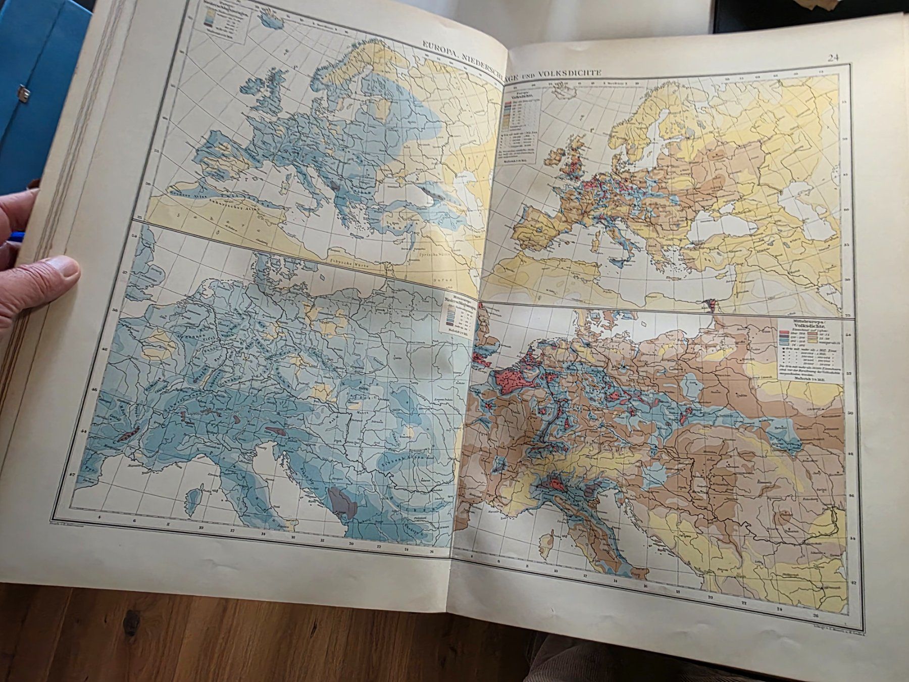 Libri: Andrees Handatlas vierte Auflage 1899 - A. Scobel – Usato da Walterswil BE venduto da Lonitti 5