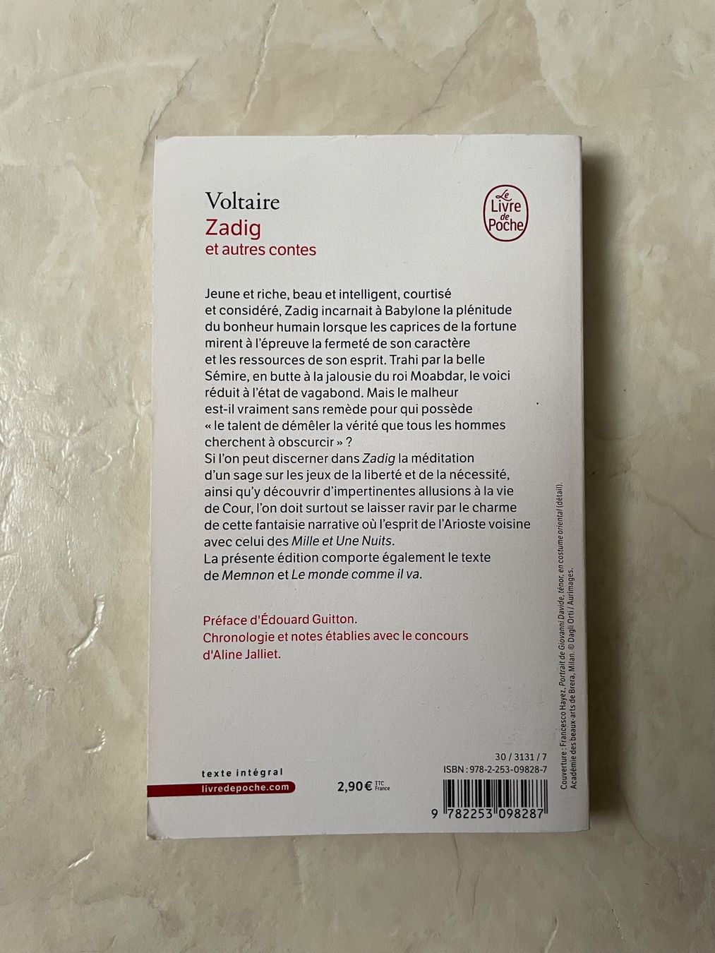 Libri: Zadig, Voltaire – Usato da Uetikon am See venduto da m1384 1