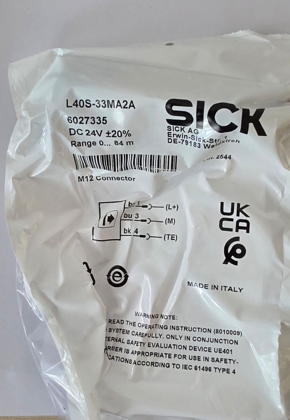 Componenti elettronici: * NEU SICK L40S-33MA2A * – Nuovo e nell'imballaggio originale da Fraubrunnen venduto da wol_ql9p 1
