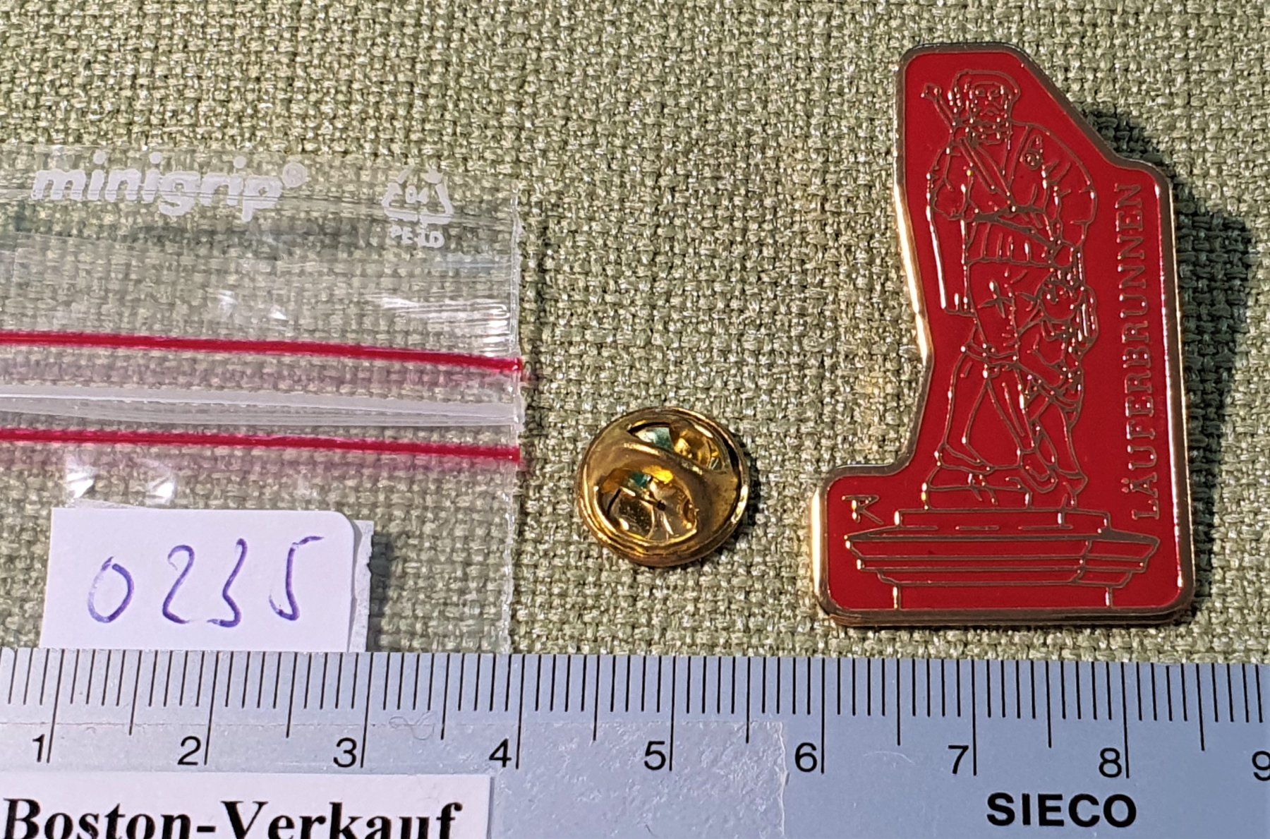 Placchette & Badge: O235 - Pin Bern Läuferbrunnen – Usato da Reinach BL venduto da Boston-Verkauf 2
