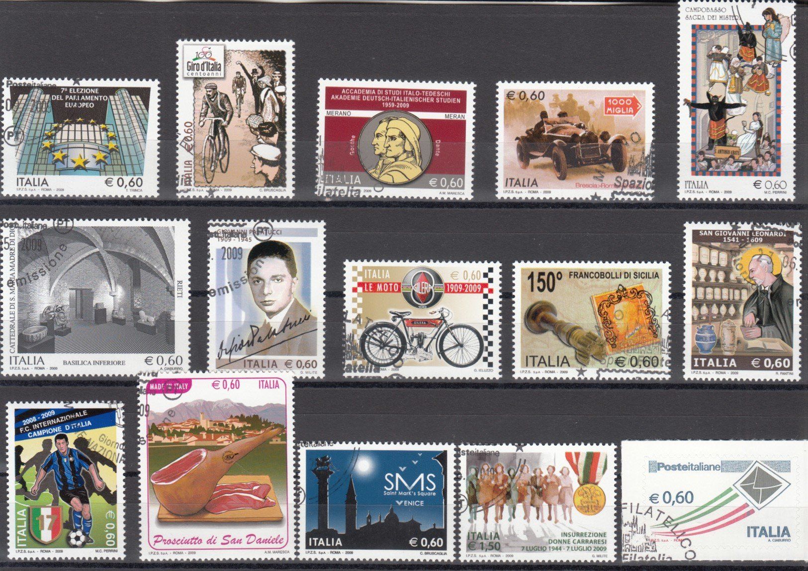Tutti i francobolli: Italien 2009 mit ET – Usato da Bürglen TG venduto da StampGraf 2
