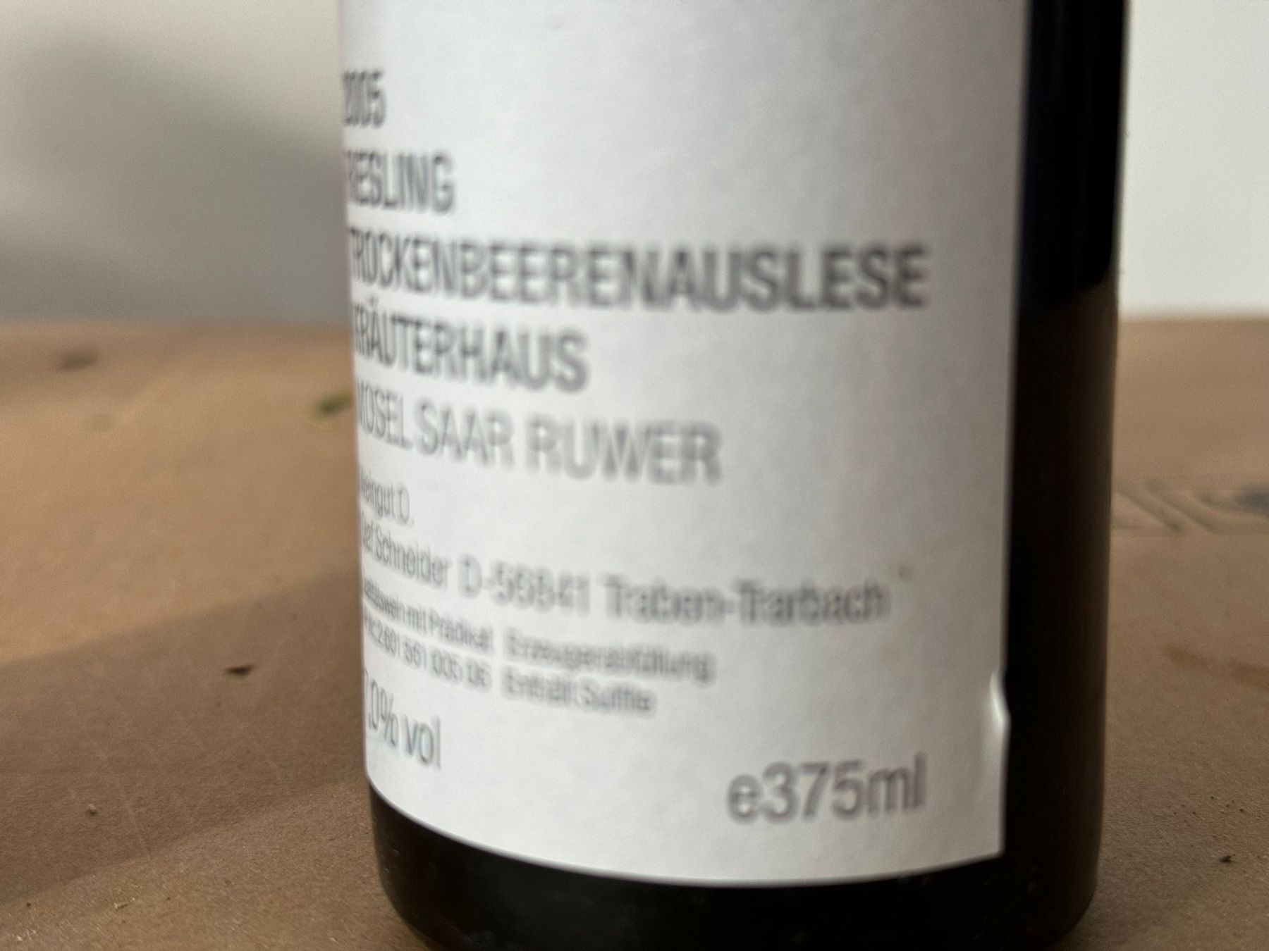 Vins: 2 Fl. Mosel Saar Ruwer 2005 375ml – D'occasion à Dietikon par Nesh 1