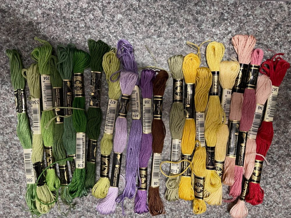 Fil à Broder Noir, 24 écheveaux De Fil à Broder Pour Bracelet D'amitié, Fil De Point De Croix, Fil à Enrouler Les Cheveux