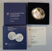 Swissmint 20 Fr. Gedenkmünze 2020, Feuerwehrverband