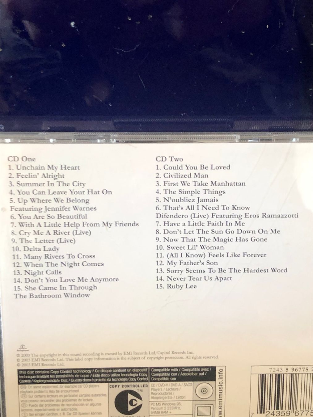 CD: Joe Cocker 2 x CD The ultimate collection 1968 - 2003 – Usato da Wald ZH venduto da rotschmuddl 1