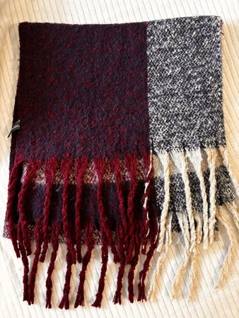 Écharpe d'hiver à motifs