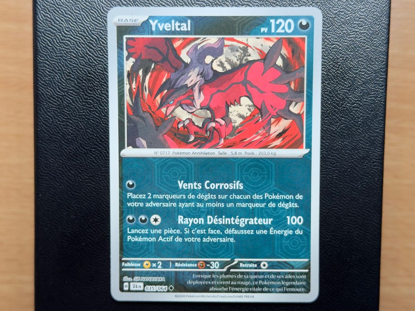 Pokémon Carte collezionabili: Yveltal REVERSE (035/064) - Fable Nébuleuse - SFA FR – Usato da Chézard-St-Martin venduto da Kro_Cards