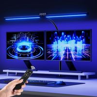 LED Schreibtischlampe RGB dimmbar Klemmleuchte 24W