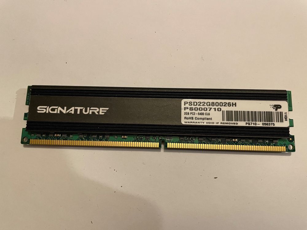 Mémoire ddr2 signature psd22g80026h 2GB (Gebraucht) in moudon für CHF 1 ...
