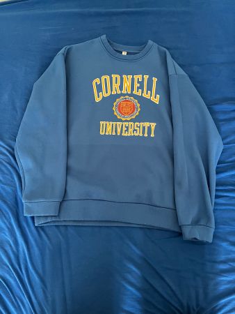 Cornell University Sweatshirt – Blau – Unisex – guter Zustan