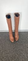 Stiefel echtes Leder, 37, hellbraun