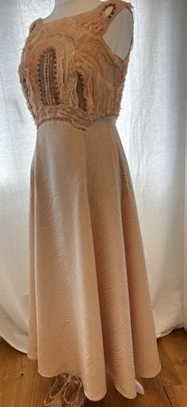Badgley Mischka Kleid, Gr. 14, altrosa . Nagelneu!