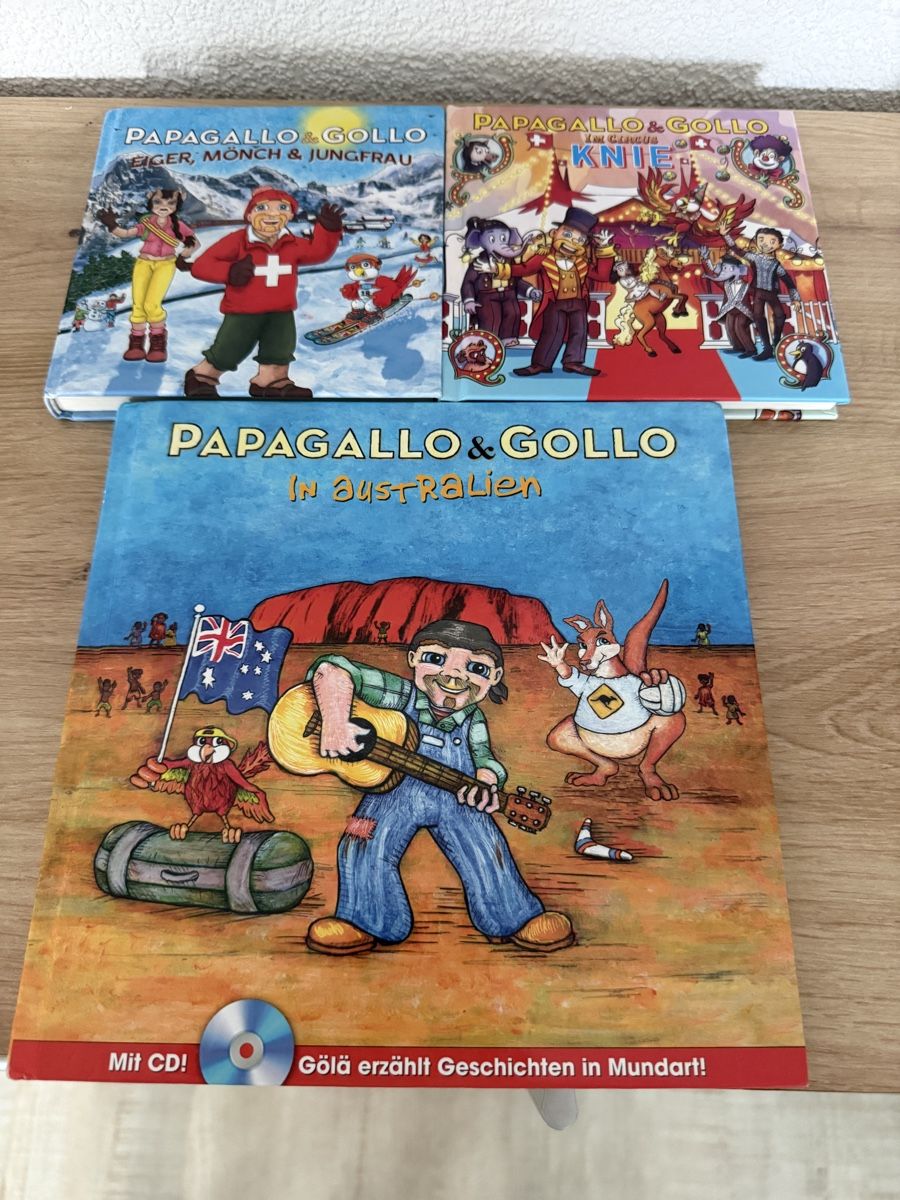 Livres: 3 Papagallo & Gollo Bücher – D'occasion à Steffisburg par Copy22