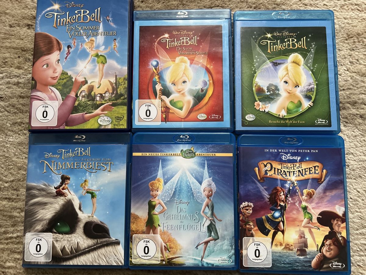 Tutti i DVDs: TinkerBell DVD Sammlung – Usato da Wolfwil venduto da Vessie