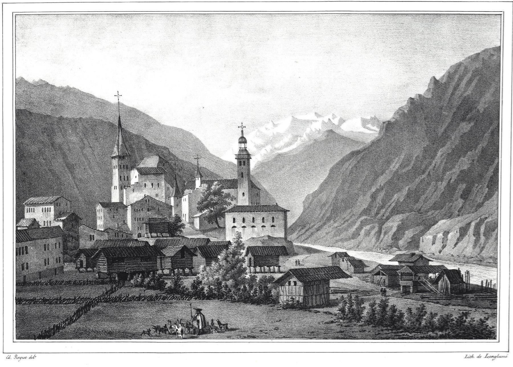 Incisioni: Visp Original-Litho von Pingret – Usato da Rafz venduto da Helvet32 1