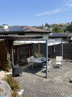Pergola Sonnenmarkise weiss mit Metallgestell gebraucht
