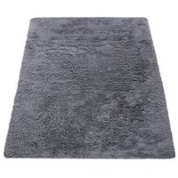 XXL Teppich 200x290 cm Hochflor Grau! SONDERPREIS