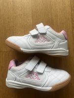 Kappa Turnschuhe Kinder Weiss Rosa Klettverschluss Grösse 28