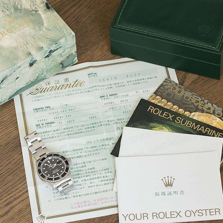 Orologi: Rolex Submariner ref 16610, vendue en 1992 – Usato da Lausanne venduto da inf_dft9 1