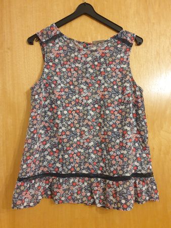 Blouse sans manche, 38, viscose, tres bon état, Multiblu