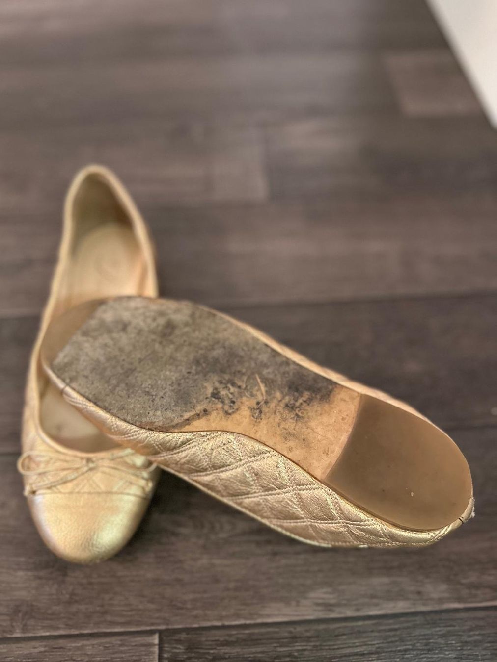 Scarpe da donna: Delman Goldene Ballerinas, Gr. 36 – Usato da Horgen venduto da RenRio 1