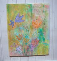 Frühlingserwachen!💐🌷Acrylmalerei auf Leinwand, Unikat