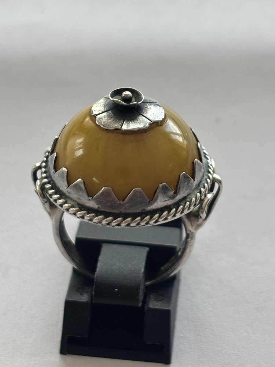 Anelli: Vintage  Ring Silber 800  Blumig – Usato da Langnau am Albis venduto da flusspflege 3
