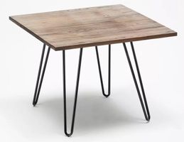 Table carrée intérieur ou extérieur avec 4 chaises