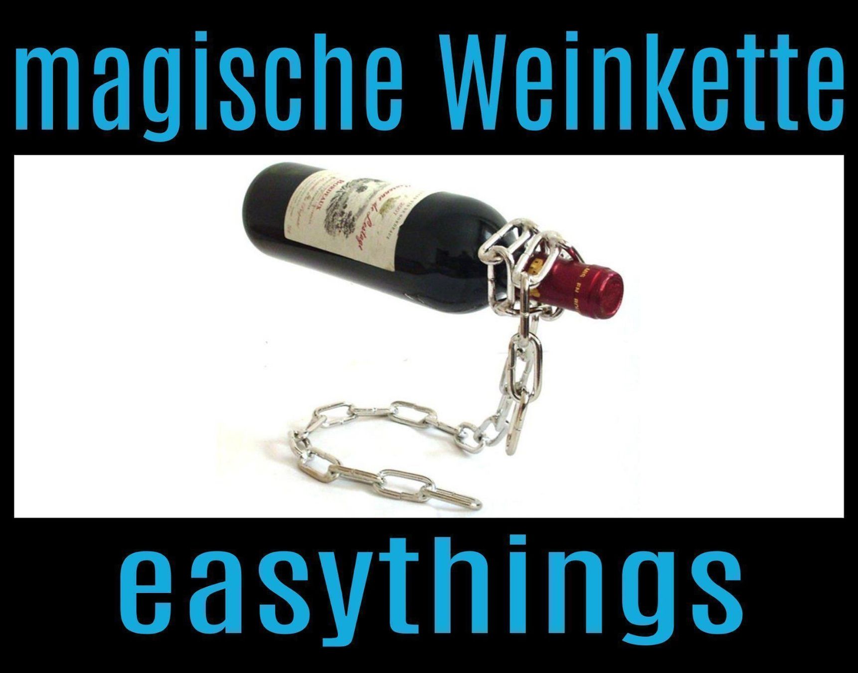 Weingestelle & -ständer: magische Weinkette Halter Ständer Weinhalter Weinständer – Neu und originalverpackt aus Dättlikon von easythings