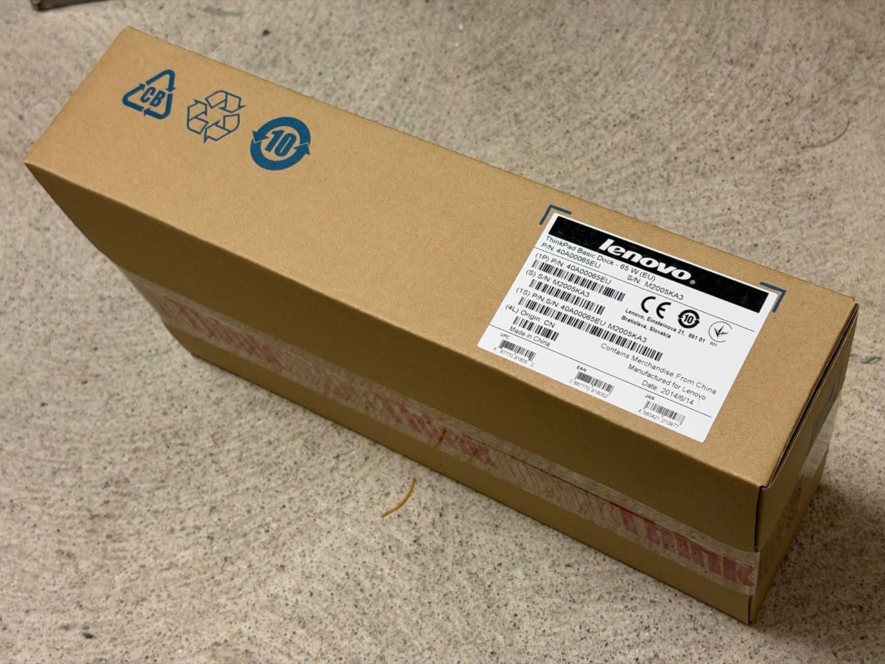 Lenovo Docking station: NEU !! Lenovo ThinkPad Basic Dock 65 W ab 1Fr.- – Nuovo e nell'imballaggio originale da Wabern venduto da Kolla